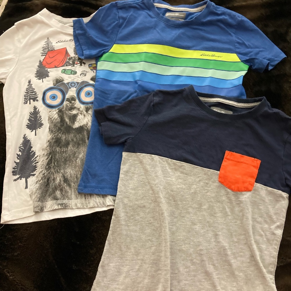 Three shirts, Columbia brand.